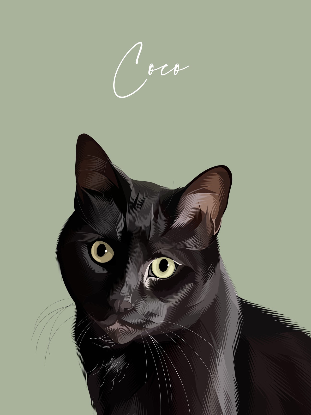 Vector pet portraits