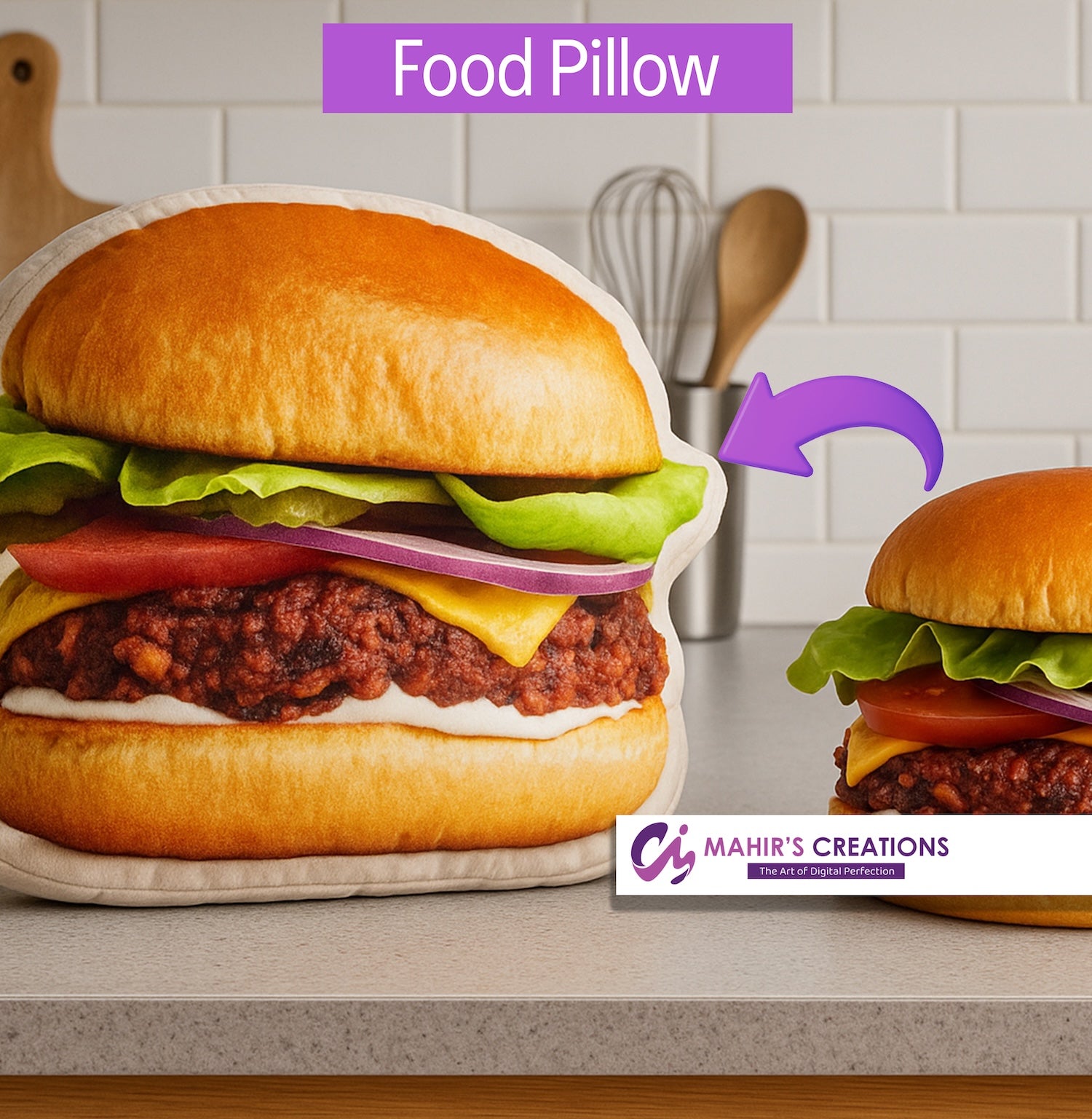 Custom-shaped pillow