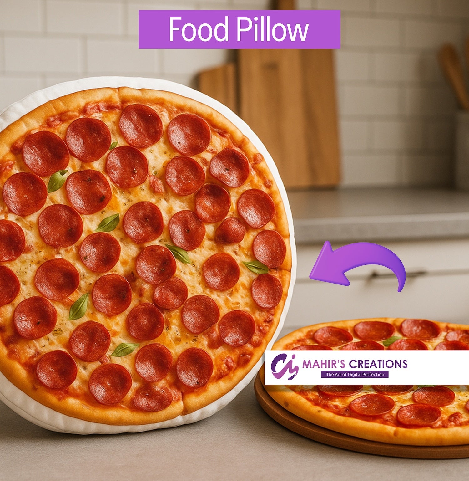 Custom-shaped pillow