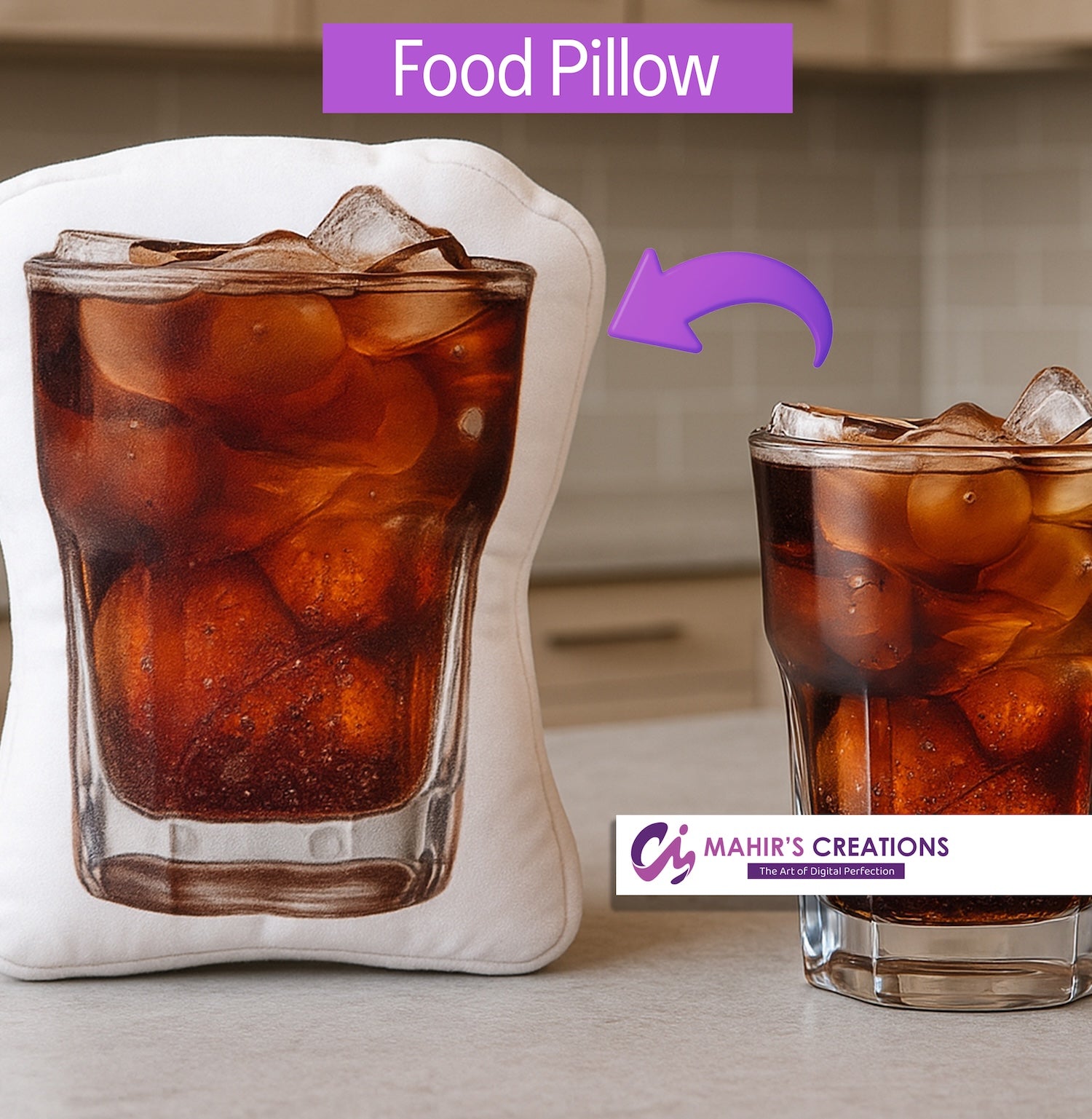 Custom-shaped pillow