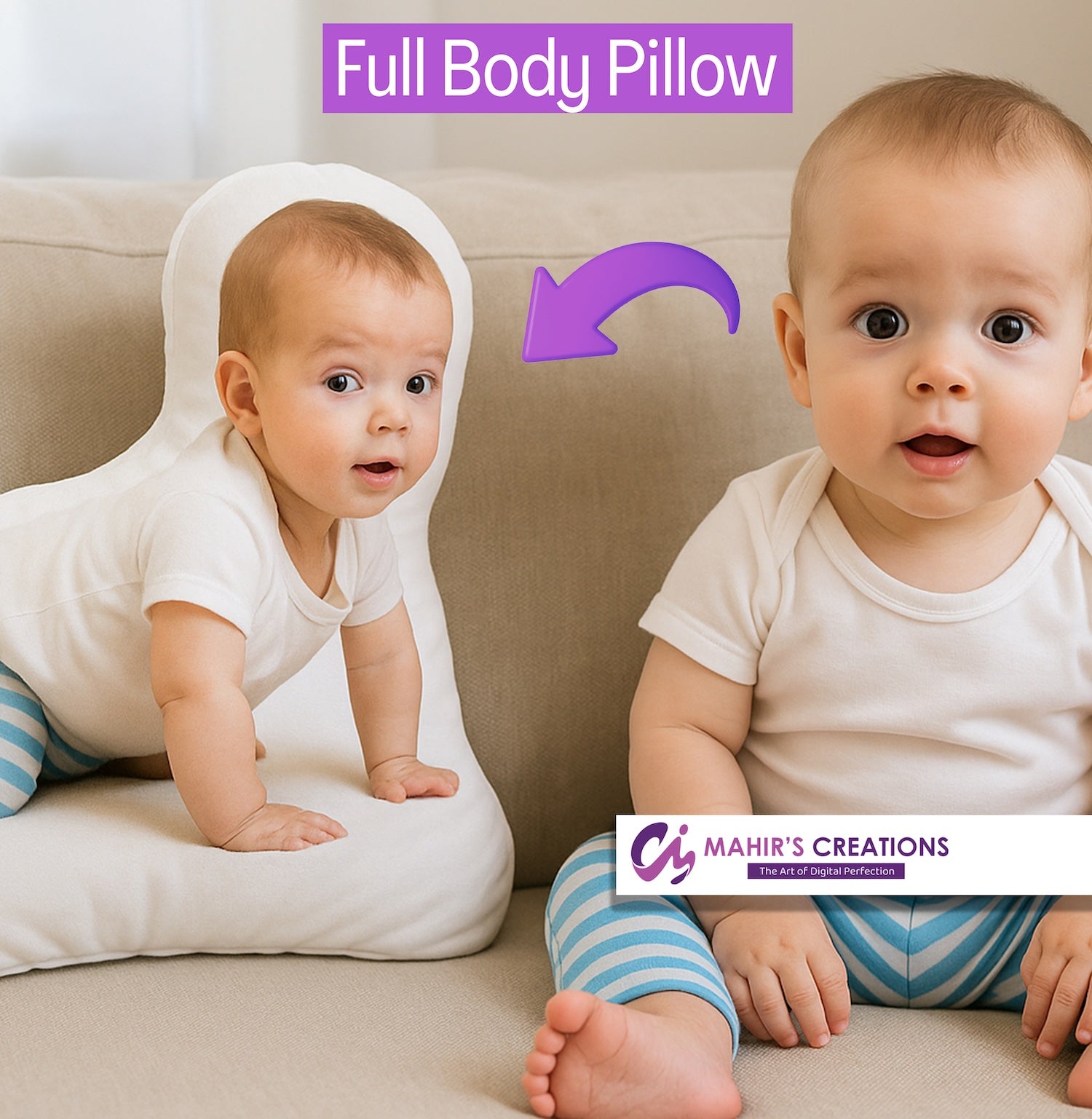 Custom-shaped pillow