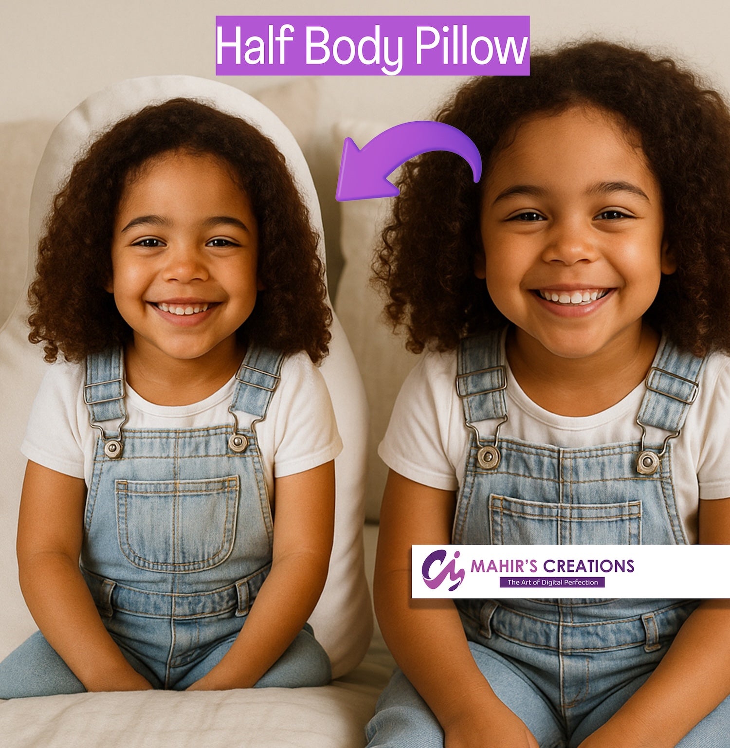 Custom-shaped pillow